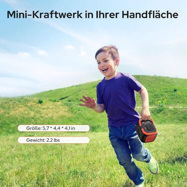 Портативна електростанція SinKeu 97Wh, 26400mAh з AC 230V, DC 12V та USB, для телефону, ноутбука, кемпінгу, подорожей, надзвичайних ситуацій (без сонячної панелі) DE-G120