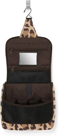 Сумка-органайзер Reisenthel Toiletbag Leo Macchiato Single з гачком, водонепроникний матеріал