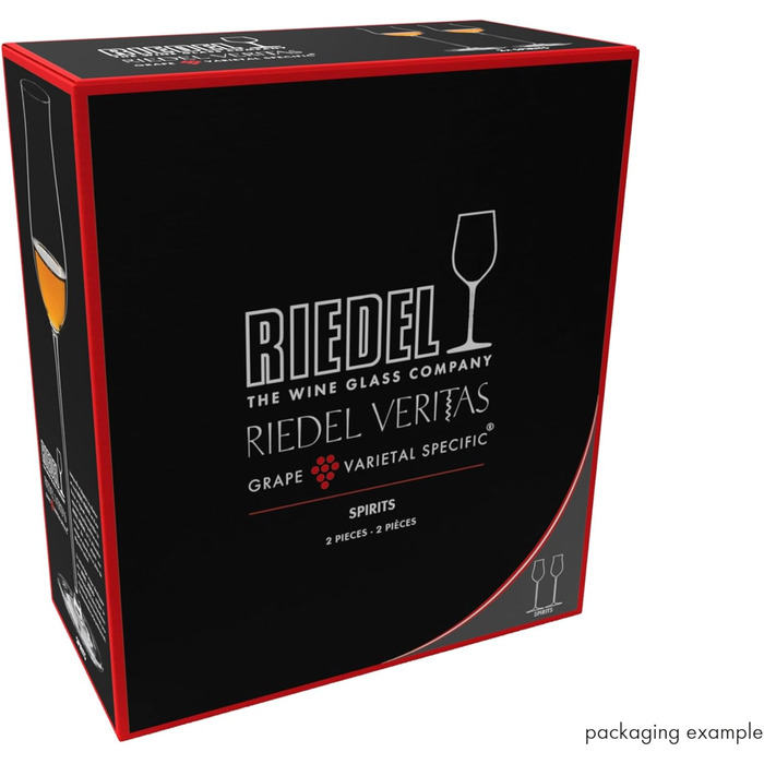 Набір склянок Riedel Veritas, 2 шт. - прозорі (для спиртних напоїв)