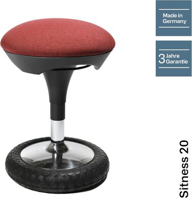 Офісний стілець Topstar Sitness 20 Бордовий