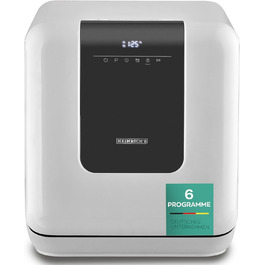 Портативна міні-мийка посуду HEINRICH'S: компактна, 6л, для дому, офісу, кемпінгу, 6 програм