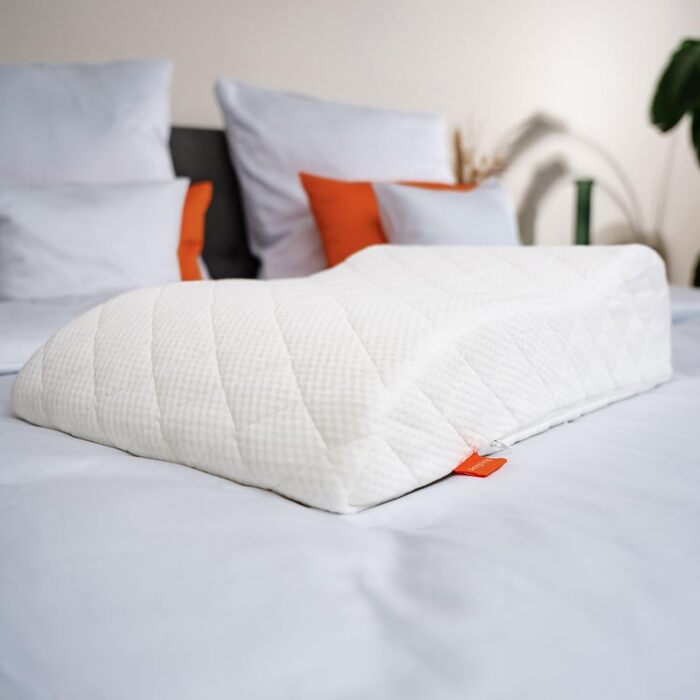 Подушка для ніг Sleepling Venenkissen: для підтримки ніг та комфортного сну, 40 x 68 x 16.5 см, 100% бавовна, Ökotex 100, Made in EU