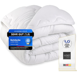 Чорнобиле ковдра LILENO HOME 4-сезонів 135x200 см [1 шт] - ковдра на всі сезони для комфортного сну - літня/зимова ковдра 135x200 см, витримує прасування до 95°C - 1 шт.