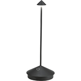 Zafferano Pina Pro: Бездротова LED-лампа для дому та саду з регулюванням яскравості, чорна