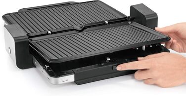 Контактний гриль WMF Profi Plus Perfection: електричний, 2000 Вт, 6 програм, сенсорна технологія, антипригарне покриття, нержавіюча сталь матова