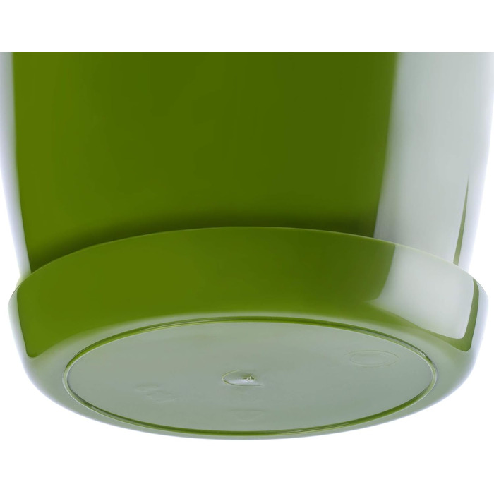 Набір горщиків для квітів KADAX (3 шт.) – зелений, 20/23 см | Пластикові горщики для дому, підвіконня, кімнатні рослини та трави