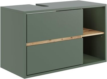Тумбочка під раковину Vicco Grün/Artisan Viola 100x60x46 см - для ванної кімнати, легке прибирання завдяки настінному монтажу
