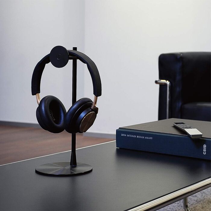 Підставка для навушників Just Mobile Avant - стильний стійкий тримач з алюмінію (чорний)