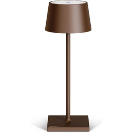 Стійка LED-лампа Stilosa 3 XL з регулюванням яскравості, IP54, акумулятор, тепле світло, USB-C, бронза, 38 см