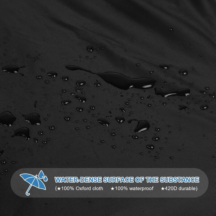 Водонепроникний чохол для садовой меблів VANSHEIM 60x60x60 см - захисна накривка для столу та садової групи