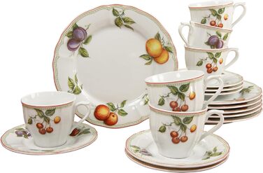 Flora Orchard Series, Набір посуду Комбо-набір 30 предметів (кавовий сервіз 18 предметів), 17032