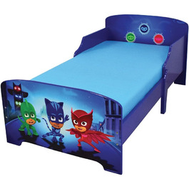 Дитяче ліжко Fun House 712868, Pyjamahelden, 140x70 см, з ламелями, блакитне