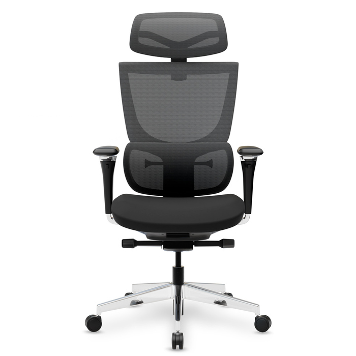 Крісло Mealux S8 Air Fabric Black (арт. HF-S8P F/B)