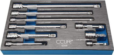 Набір накидних торцевих ключів CCLIFE на 9 предметів