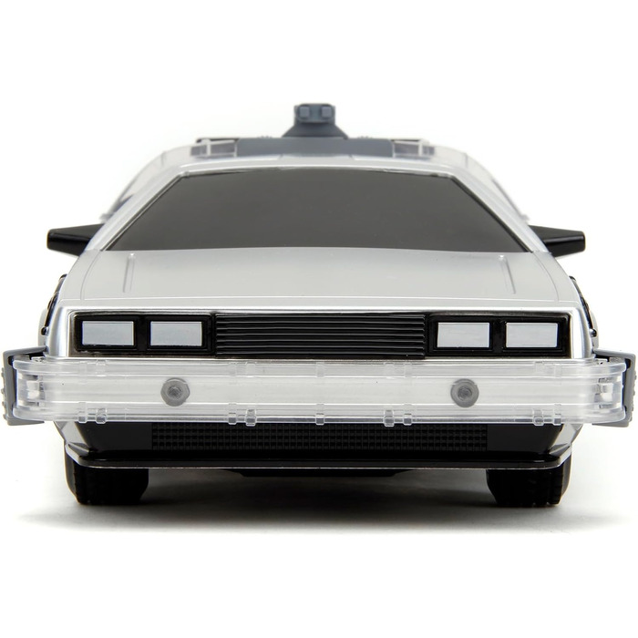 Машинка на радіокеруванні Jada Toys Зворотний у майбутнє DeLorean (28 см) Чорна, 10 км/год, USB зарядка, від 6 років