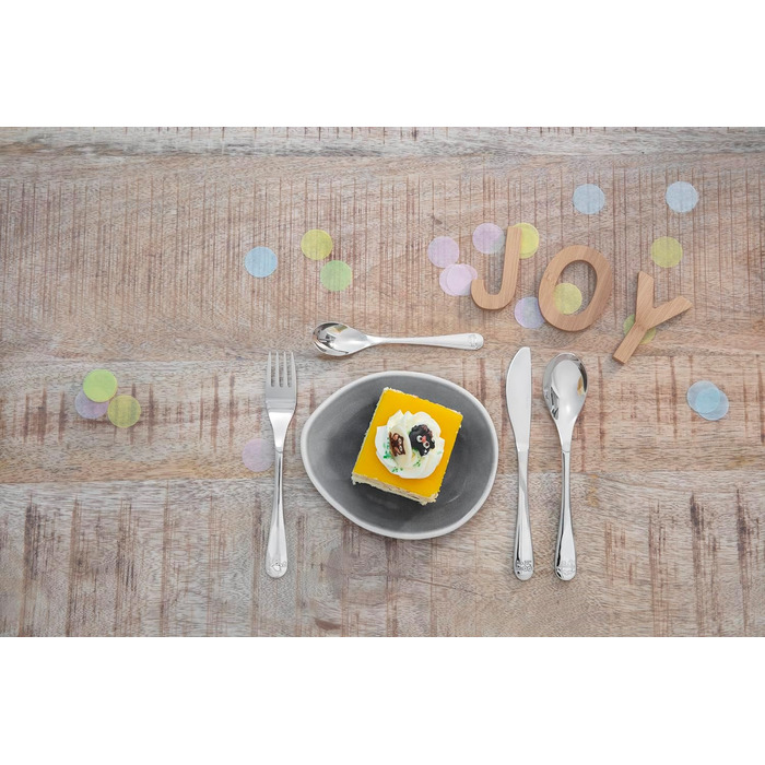 Дитячий столовий набір Miffy 4 шт. з нержавіючої сталі