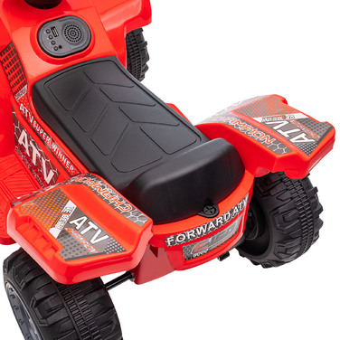 HOMCOM Mini Electric Quad, Дитяча електрична коляска для квадроциклів, для дітей 18-36 місяців, Дитячий мотоцикл Електричний квадроцикл, рожевий