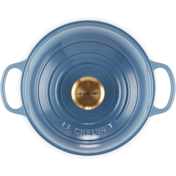 Le Creuset Signature Чавунний горщик для випікання хліба, 24 см (Chambray)