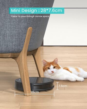 Робот-пилосос LEFANT M330 з функцією миття, 5000Pa, лазерна навігація, PSD-технологія, керування через додаток, 160 хв, для тварин, килимів, твердих підлог, сірий (M1 Чорний)