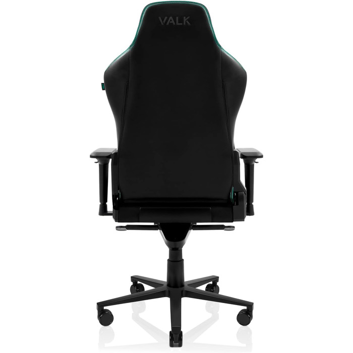 Крісло VALK Freya для геймерів та офісу: регульоване, з підлокітниками 4D, підставкою для голови та попереку, чорне, з екошкіри