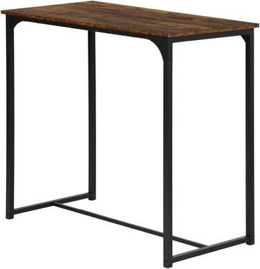 Набір кухонних меблів: стіл та 4 табурети (колір: коричневий)