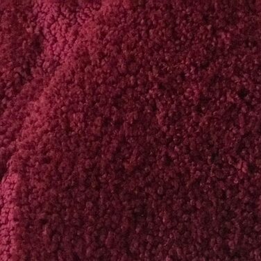 Набір килимків для ванної кімнати Jianyana 3 шт. з мікрофібри, антиковзаючі, м'які, пухнасті, з контрастним малюнком (смугастий винний колір)