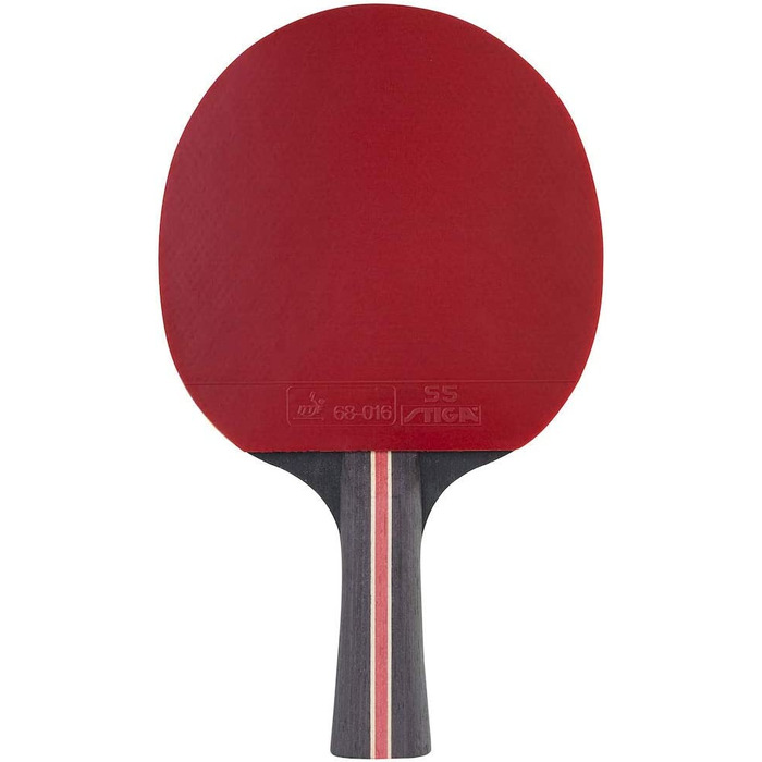 Зіркова ракетка для настільного тенісу Stiga Flexure, професійна ракетка для планшетного тенісу ITTF, чорний / червоний, 5-