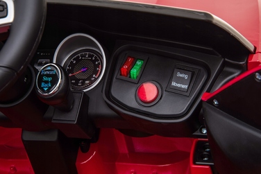 Дитячий електромобіль Mercedes GLC 63S (4x4, 180 Вт) — бордовий, глянцевий лак