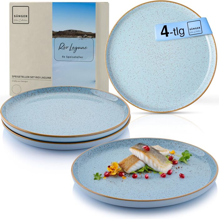 Набір кавових чашок SÄNGER Rio (6 шт.) з кераміки, 430 мл, для кави та чаю, безпечні для миття в посудомийній машині та використання в мікрохвильовій печі, VALUE COLLECTION