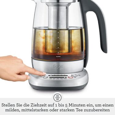 Чайник електричний Sage Appliances STM600, компактний, прозорий