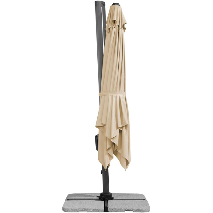 Парасолька від сонця Schneider RHODOS TWIST, 300 x 300 см, антрацит, модель 2024