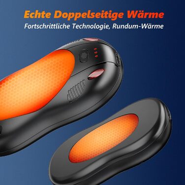 Електричні нагрівачі для рук FANDLISS з магнітом, 10000mAh, 2 шт. - нагрів з обох сторін, USB, 3 режими, для активного відпочинку, подарунок