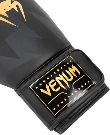 Боксерські рукавички для гоління Venum Venum Black / Gold 16 унцій