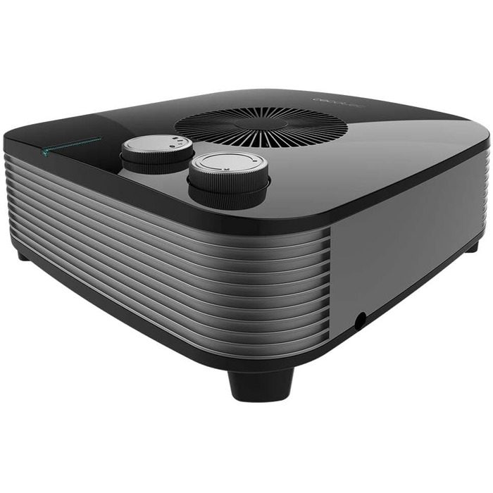 Електричний обігрівач Cecotec ReadyWarm Force, 2000W, чорний. Регульований термостат, 2 режими потужності, 3 режими роботи, зона покриття до 20м²
