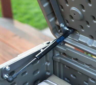 Садовий ящик Lifetime 60089 Ultra-Resistente 127x64x67 см коричневий UV100 - пластиковий контейнер для саду