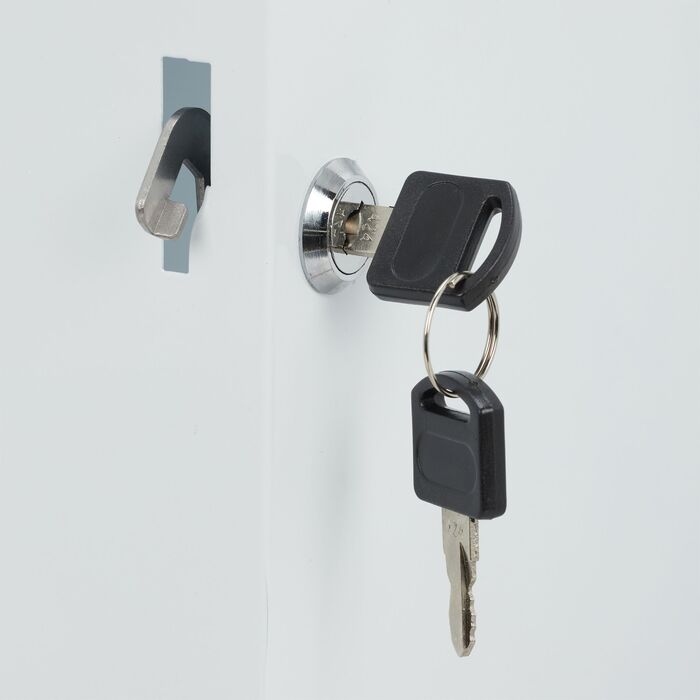 Медична шафа Relaxdays XXL білого кольору