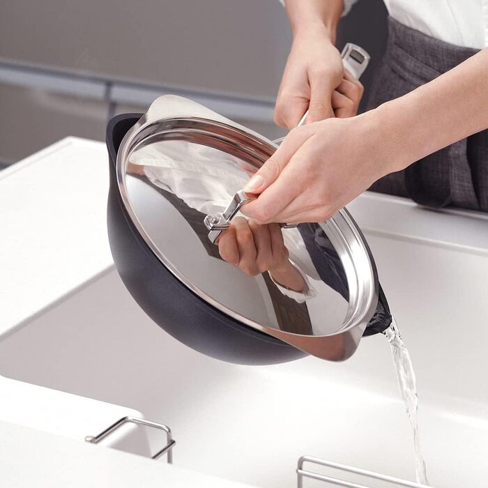 Сковорода Le Creuset Chef з антипригарним покриттям, 24 см, срібна