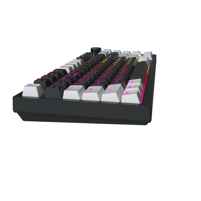 Бездротова механічна клавіатура GamePro Asgard Valhalla Pro (MK160B-D-Pro) 75% Rainy switches