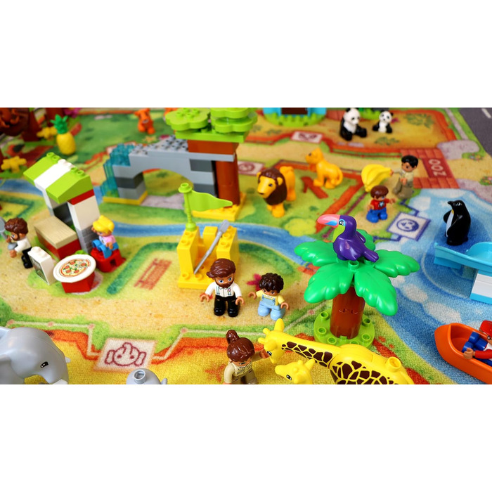 Дитячий килимок HuggyPlay Rug Zoo 90 х 150 см