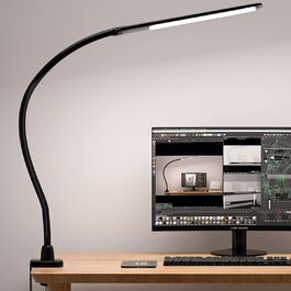 Світлодіодна настільна лампа Hokone 10 Вт T7 матова-чорна