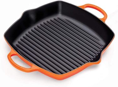 Сковорода-гриль LE CREUSET Signature квадратна 30 см, чавун, для всіх типів плит та духовок, червоний (20200300000422)