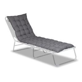 Relaxdays Накладка на банкетку сірого кольору