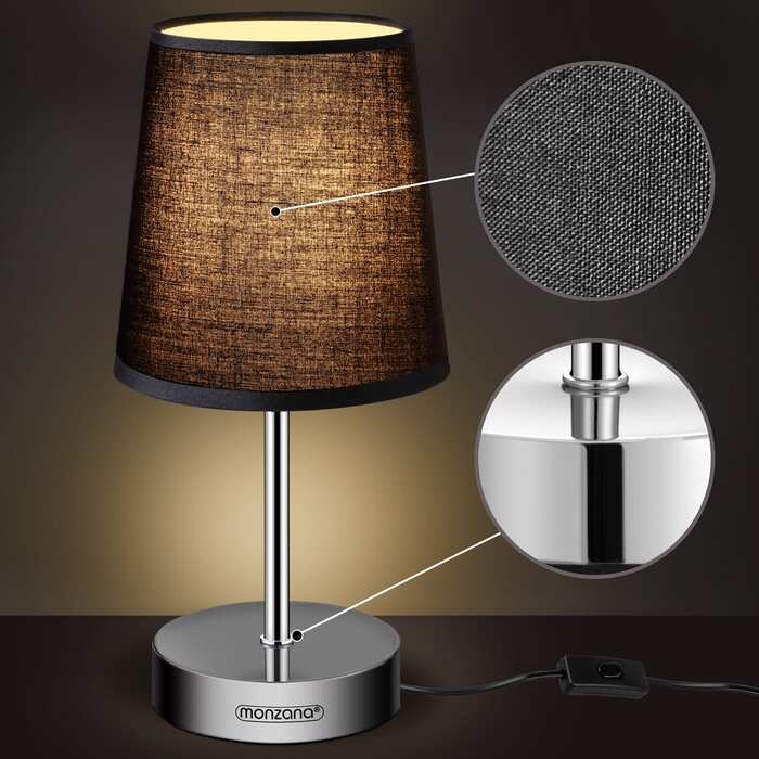 Настільна лампа Lumière Anthracite 32x13x13см