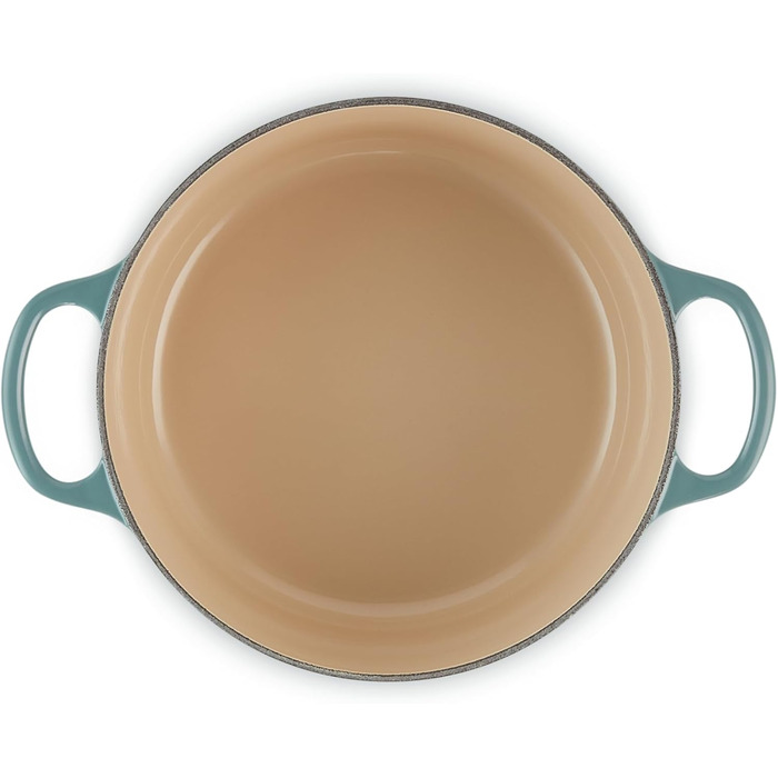 Каструля чавунна Le Creuset Signature, 22 см, 4,2 л, для всіх типів плит включаючи індукційну (Ocean)