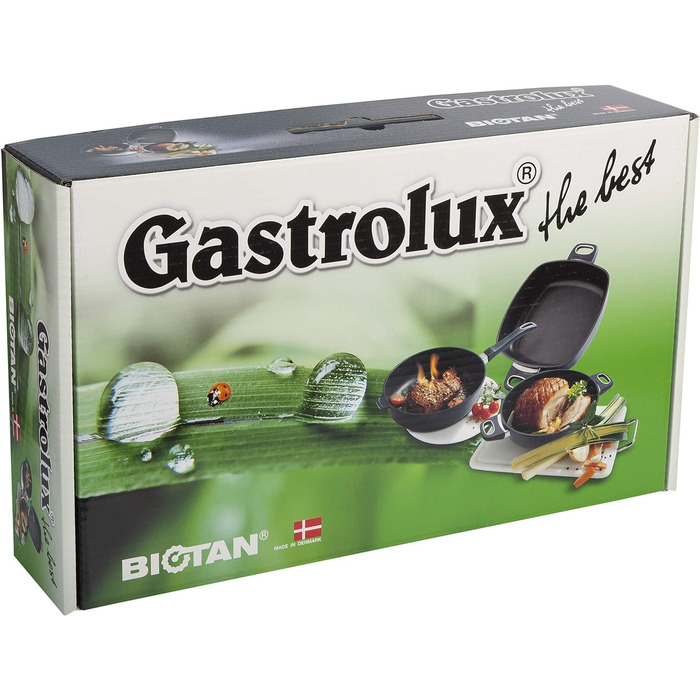 Сковорода чавунна GASTROLUX Biotan Plus 28 см Висота 7 см ІНДУКЦІЯ