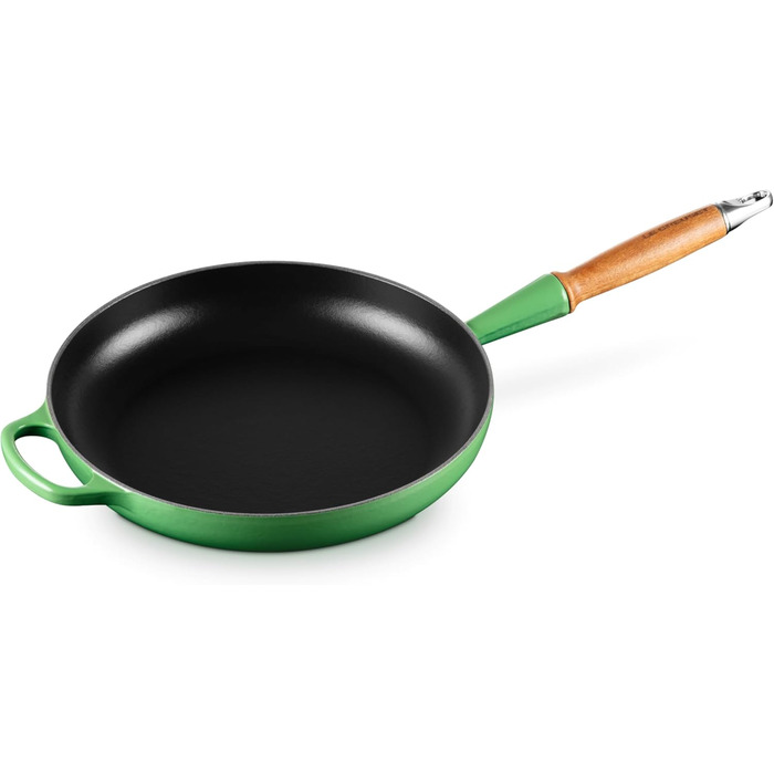 Сковорода LE CREUSET Signature з чавуну з дерев'яною ручкою, 28 см (Bamboo)