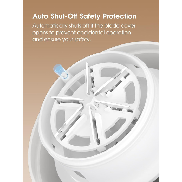 Електричний видальник ворсу 6-лезовий, перезаряджається, з індикатором заряду, для одягу, білий