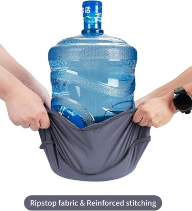 Набір компресійних органайзерів для одягу в подорож ECOHUB, 5 предметів, темно-сірий