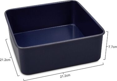 Форма для випічки Zyliss E980194 Springform, з антипригарним покриттям, з вуглецевої сталі, темно-синього кольору, з плоскою основою, для маленьких тортів, з гарантією 5 років