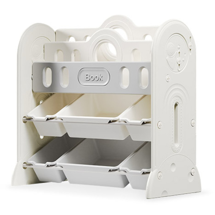 Стелаж Mealux Slotto Grey (арт. KD-E121 Grey)